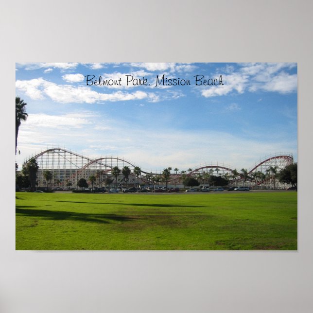 Póster Belmont Park, Mission Beach (Frente)