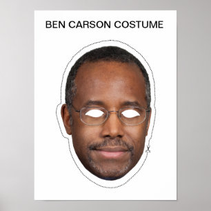 Póster Ben Carson Costume