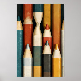 Póster Ben-Day Dot Style: Screen Print Glamour Pop Art