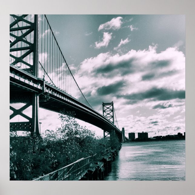 Póster Ben Franklin bridge II (Frente)