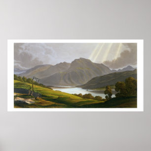 Póster Ben Nevis, plato XII de 'El paisaje del Grampian