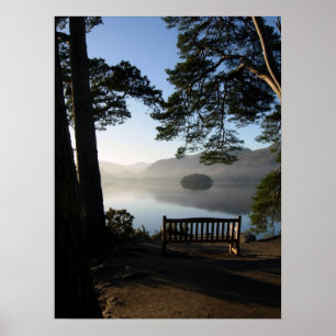 Póster Bench at Friar's Crag