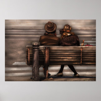 Póster Bench - Un par de fuera de tiempo