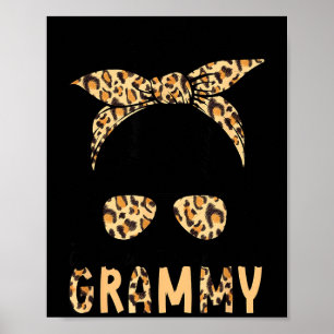 Póster Bendecida por ser llamada grammy leopardo moño des