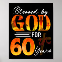 Bendecido Por Dios Por 60 Años Regalo Cumpleaños 6