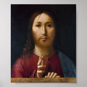 Póster Bendición de Cristo del siglo XV