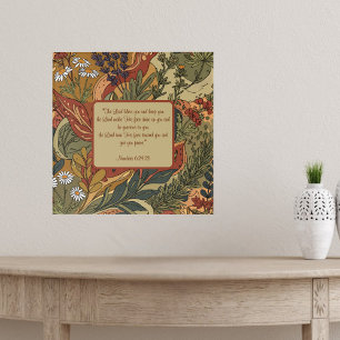 Póster Bendición de Rapsodia Boho Personalizable