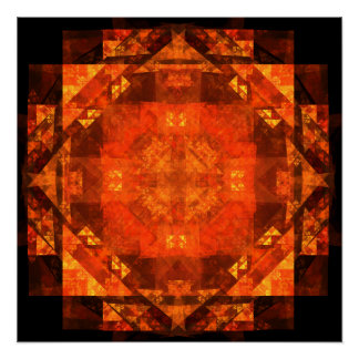 Póster Bendición del arte abstracto