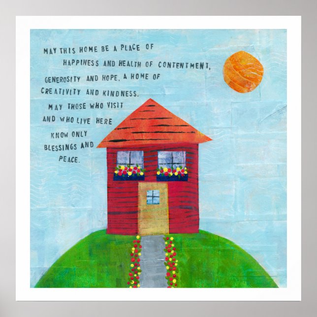 Póster Bendición del Hogar (Frente)