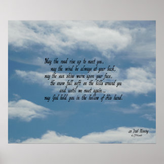 Póster Bendición irlandesa