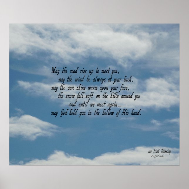 Póster Bendición irlandesa (Frente)