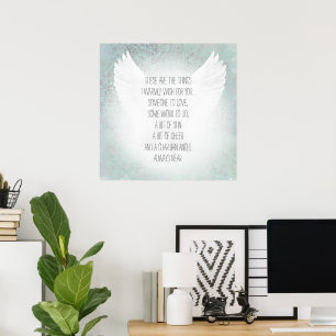 Póster Bendición irlandesa Ángel alguien a quien amar Un