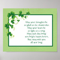 Bendición irlandesa de Shamrock