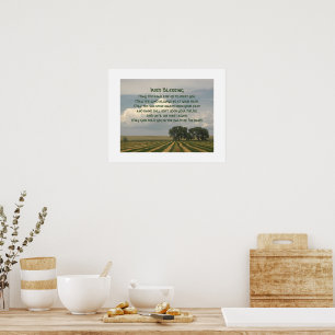Póster Bendición Irlandesa Paisaje Tierras de Cultivo