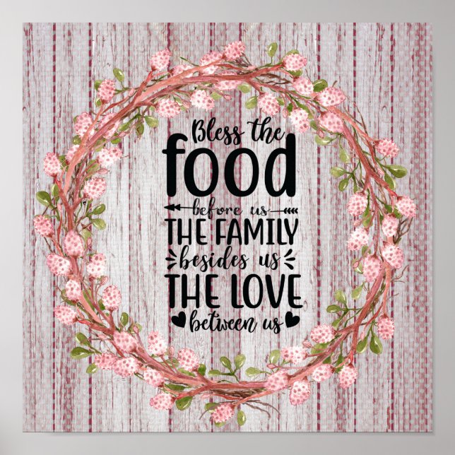 Póster Bendición para esta familia (Frente)