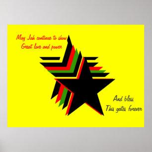 Póster Bendiciones de Jah