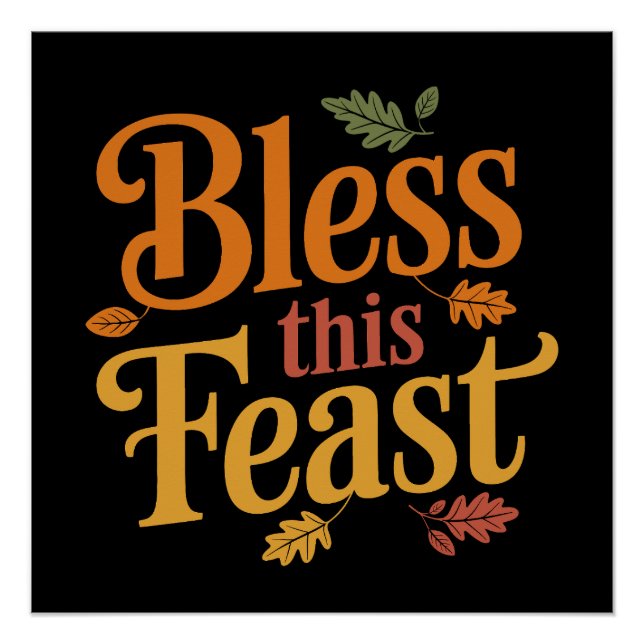 Póster Bendiciones por la reunión de la familia del Día d (Anverso)