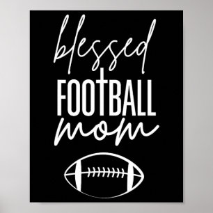 Póster Bendita Madre Del Fútbol Para Madres Cristianas En