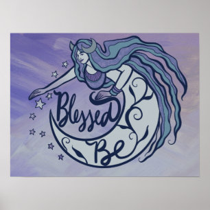 Póster Bendita sea la diosa de la luna