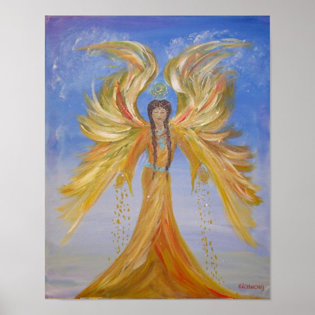 Póster Bendita Seraphim Mother Angel (Frente)
