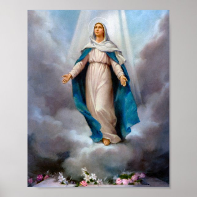 Póster Bendita Virgen María (Frente)