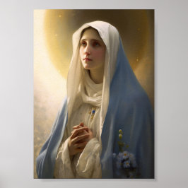 Póster Bendita Virgen María