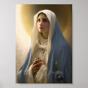 Póster Bendita Virgen María