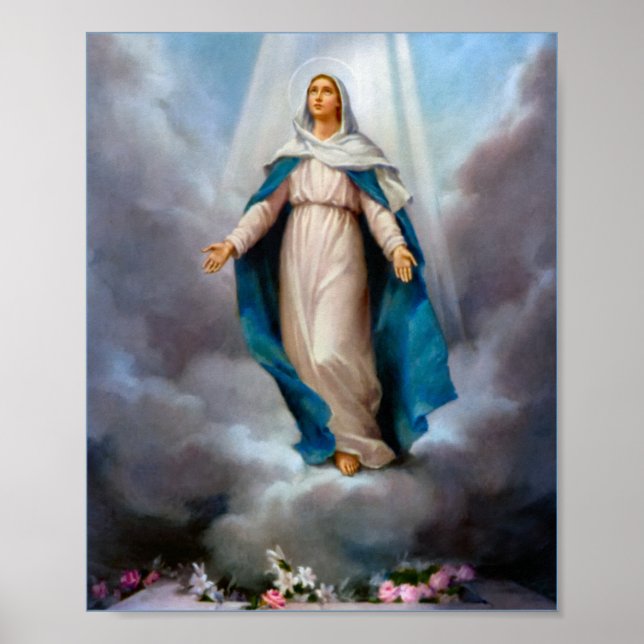 Póster Bendita Virgen María (Frente)