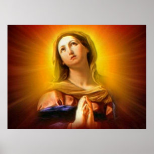 Póster Bendita Virgen María - Madre de Dios