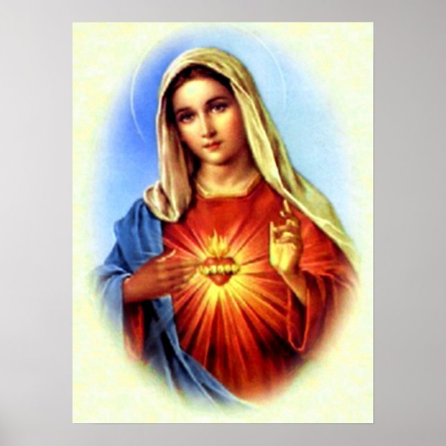 Póster Bendita Virgen María - Madre de Dios (Frente)