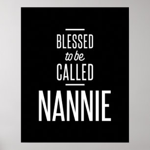 Póster Bendito De Ser Llamado Nannie