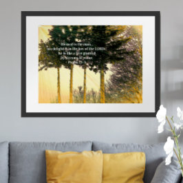 Póster Bendito es el hombre