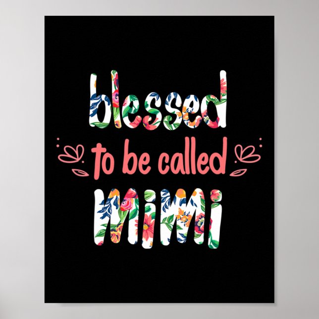 Póster Bendito ser llamado el Día de la Madre Mimi (Frente)