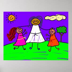 Póster Benditos niños