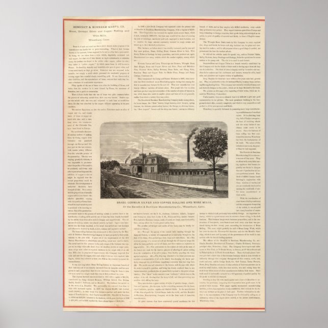 Póster Benedict y Burnham ManManufacturing Company (Frente)