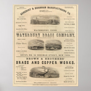 Póster Benedict y Burnham Manufacturing Company