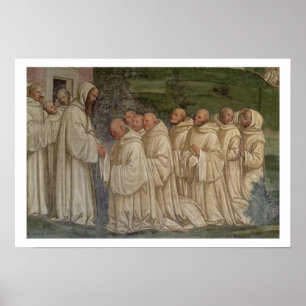 Póster Benedictine Monks, from the Life of St. Benedict (
