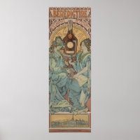 Bénédictine por Alphonse Mucha
