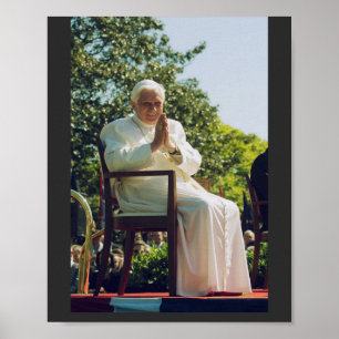 Póster Benedicto del Papa alemán