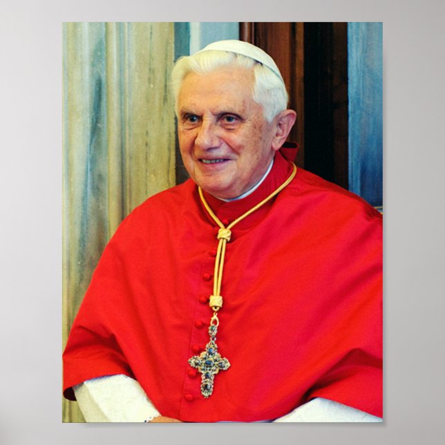 Póster Benedicto del Papa alemán (Frente)
