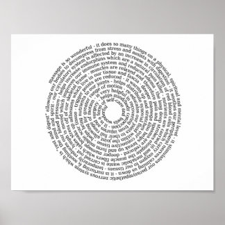 Póster Beneficios del poster de masajes