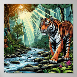 PÓSTER BENGAL TIGER