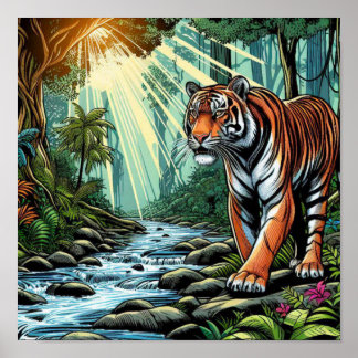 PÓSTER BENGAL TIGER