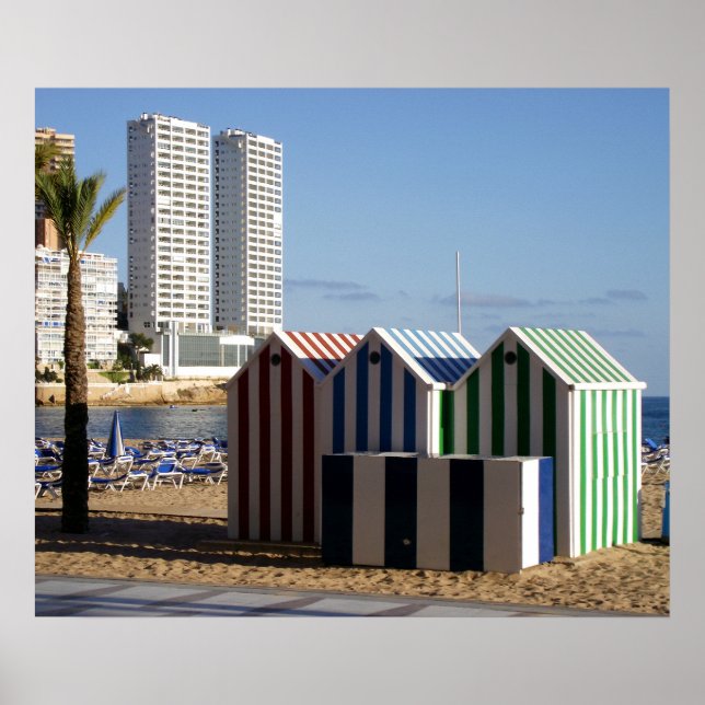 Póster Benidorm, playa de Levante (Frente)