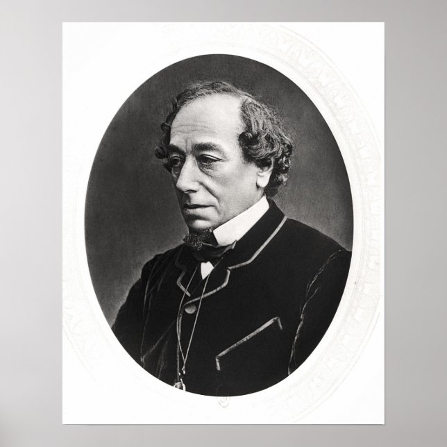Póster Benjamin Disraeli  c.1874 (Frente)