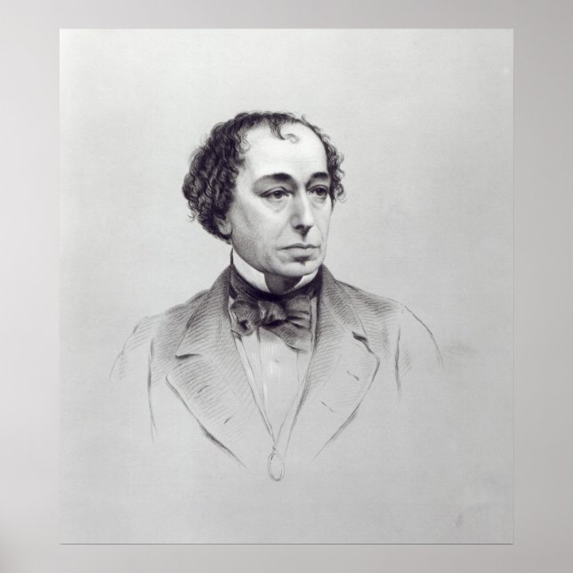 Póster Benjamin Disraeli, primer Earl Beaconsfield (Frente)