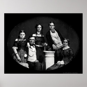 Póster Benjamin Family Daguerreotipo 1852