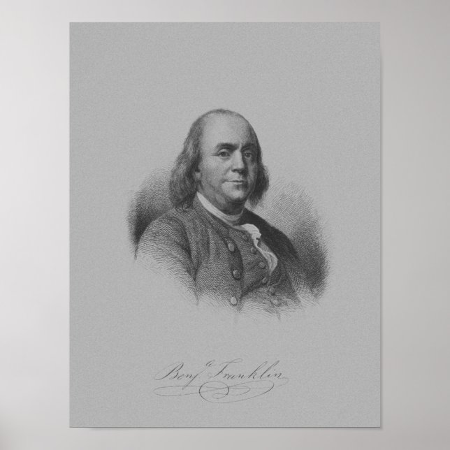 Póster Benjamin Franklin (Frente)