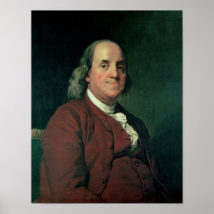 Póster Benjamin Franklin, 1782