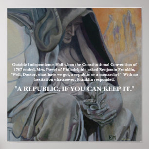 PÓSTER BENJAMIN FRANKLIN POSTER